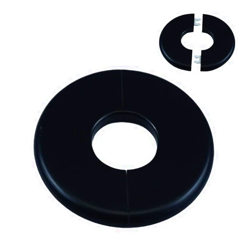 LOGRRMTH ABS Wall Split Flange Self-Adhesive Tape Round Escutcheon Plate Cover for Water Pipe, Faucet Decoration Accessories (22)