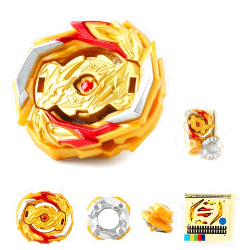 MYTHICAL GYRO Bay Battling Top Starter B-154 DX Imperial Dragon Spinning Gaming Tops Gold Version Gyro Booster without Battle Launcher & Bey Launcher Grip (B-154)