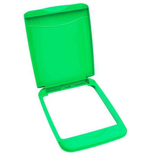 Rev-A-Shelf 35 Qt Under Sink Garbage Can Lid for Base Kitchen and Bathroom Cabinet, Replacement Plastic Trash Bin Lid Only, Green, RV-35-LID-G-1
