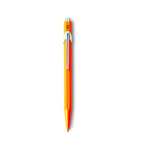 Caran d'Ache CREATIVE ART MATERIALS Caran D'ache Ballpoint Pen Metal Fluor Orange (849.030)
