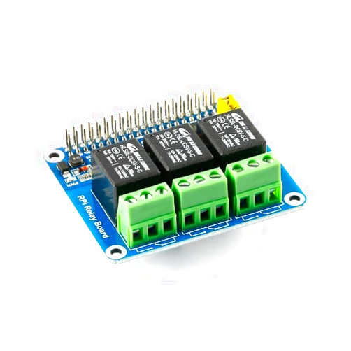 JESSINIE Raspberry Pi Relay Module HAT Expansion Board Three Channel (3-CH) Power Relay Module for Raspberry Pi 4B/3B+/3B/2B/A+/B+ for Smart Home