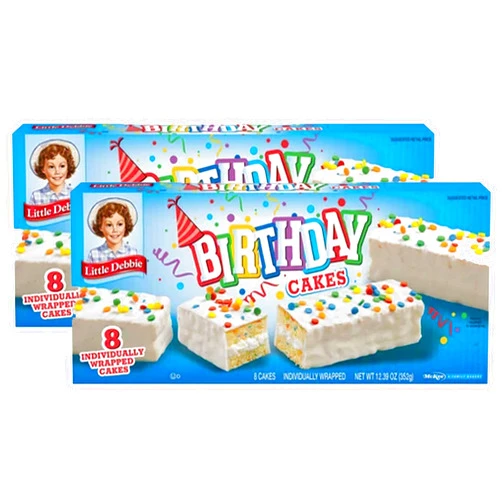 Amembiana Little Debbie (Birthday Cake, 2 boxes)