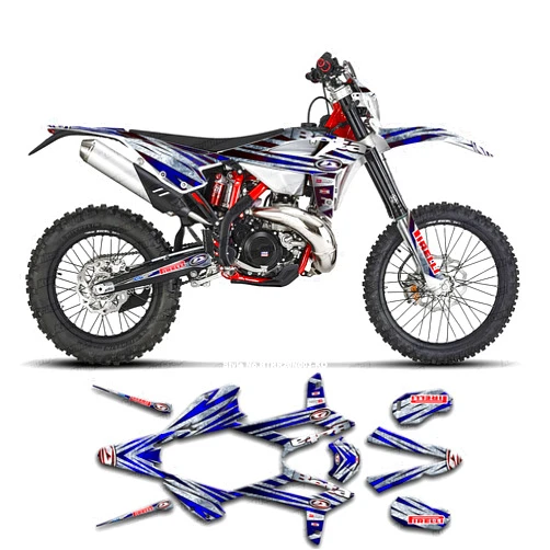 Kungfu Graphics Custom Decal Kit for Beta RR 125 200 250 300 350 390 430 480 2020 2021 2022 2023 2024 Dirt Bike Off Road, BTRR20N003-KO