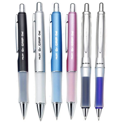 PILOT Dr. Grip Limited Refillable & Retractable Gel Ink Rolling Ball Pen, Fine Point (Assorted)