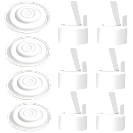 PUMPMOM-US Duckbill Valves and Silicone Membrane Compatible with Spectra S1/S2/9 Plus/Synergy Gold, Replace Pump Parts for Spectra Duckbill Valve S2 Accessories