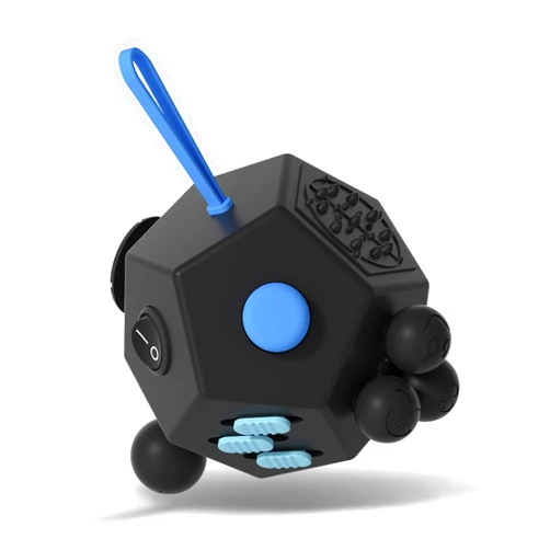 DoDoMagxanadu Fidget Dodecagon –12 Side Fidget Toy Cube Relieves Stress and Anxiety Anti Depression Cube for Children and Adults Easter Basket Stuffers Gift Idea