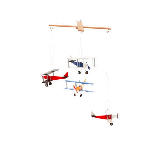Cape fish cards & souvenirs Hanging Airplane Mobile Children Kid Room Nursery Fly Vintage Decor Wooden Multicolor