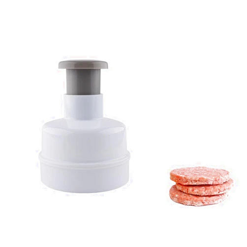 EVith Round hand hamburger meat press, Patty meat press Plastic kitchen gadgets.Suitable for making 3.5-inch hamburger meat, rice cakes, vegetable cakes and more.