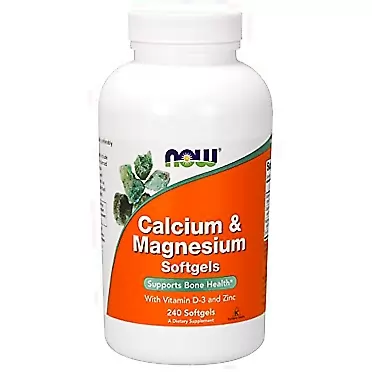 NOW Foods, Calcium & Magnesium + D - 240 Softgels 240 Count (Pack of 1)