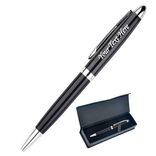 EDSG Personalized Pens Custom Pens Engraving Pen with Name Custom Pen Personalized Gifts for Men Women Birthday Christmas Graduation Thank You Gifts MADE IN USA (Black)