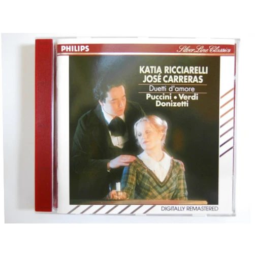 Puccini (Composer), Verdi (Composer), Donizetti (Composer), Gardelli (Conductor), London Symphony Orchestra (Orchestra), Katia Ricciarelli, soprano (Artist), Jose Carreras, tenor (Artist), Linda Finnie, mezzo-soprano (Artist) & 4 more Format: Audio CD Katia Ricciarelli Jose Carreras Duetti d'Amore