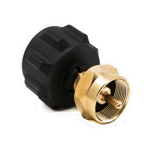 Gas One GasOne 50180 Refill Adapter for 1lb Propane Tanks & Fits 20lb Tanks, Black