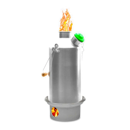 Kelly Kettle Base Camp - Large Stainless Steel Kettle