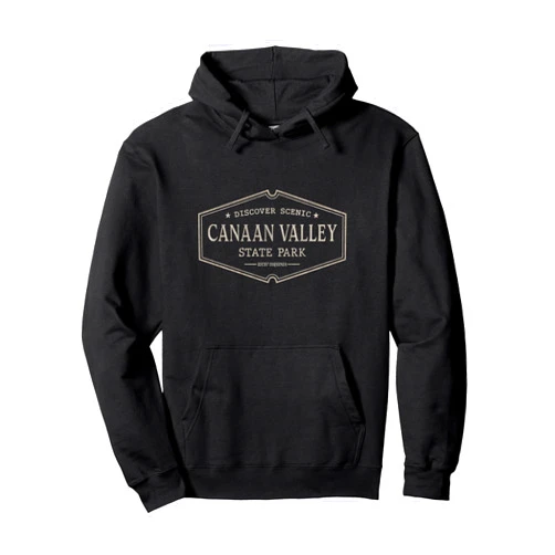 West Virginia Standard Apparel Co. Canaan Valley State Park West Virginia Scenic Canaan Valley Pullover Hoodie