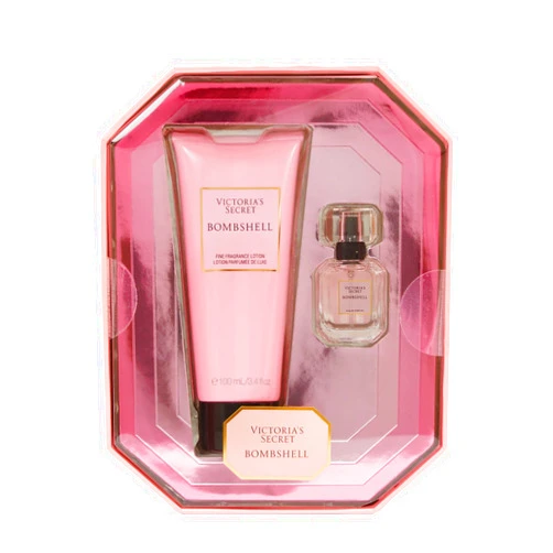 Victoria's Secret Bombshell Mini Fragrance Duo Gift Set: Mini Eau de Parfum & Travel Lotion