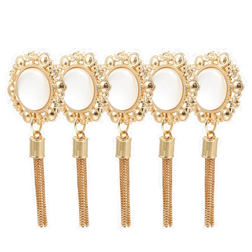 BESTOYARD 5pcs Bag accessories bag tassel pendant closure lock purse lock replacement purse making clasp turn lock crossover purse cross-by bag tassel hanging Zinc alloy handbag hardware