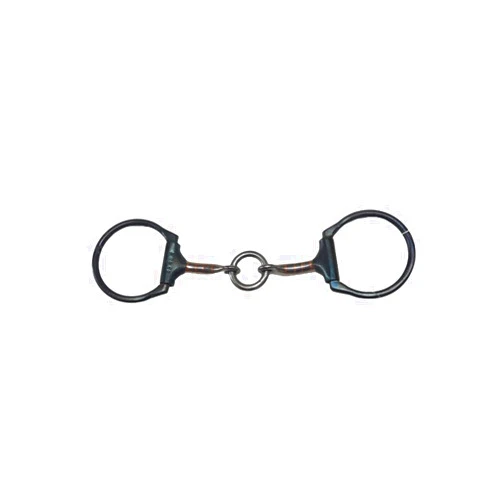 Dutton Bits The Bit Makers Dutton Bits D-Ring Snaffle Bit with Large Lifesaver and Copper Inlay Equine Bit