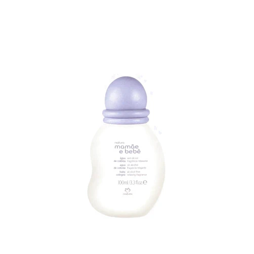 Bagues Natura - Mamãe e Bebê Mom & Baby Cologne | Relaxing Fragrance Scent for Babies | Alcohol-Free, Hypoallergenic, Pediatrician Tested, Vegan & Safe Daily Use – 3.4 fl oz (100 ml)