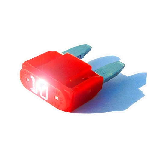 Kaper II NEOPlex 10 Pack-Intelligent 10 amp ASP Mini Blade Fuse (They Glow When They Blow)