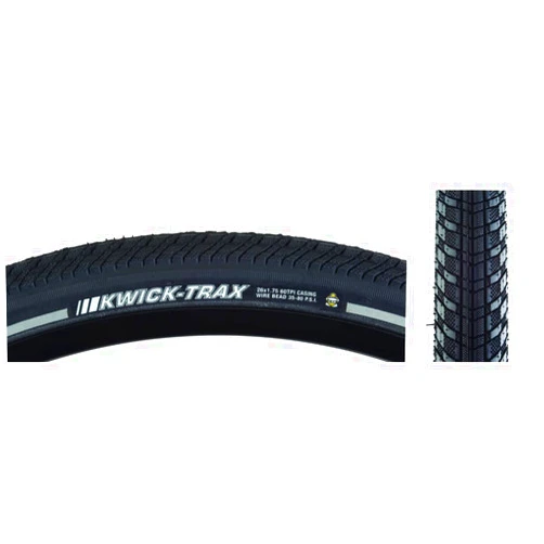 Kenda Tire K1053 26X1.75 Kwick Trax Iron Cap 80Psi Bk/Reflt