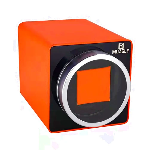 MOZSLY Watch Winder for Automatic Watches with Quiet Motor 12 Rotation Mode Setting Leather
