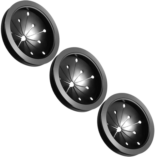 Maxdot 3 Pcs Garbage Disposal Splash Guards Sink Baffle Cover Disposal Replacement 3-1/8 Inch Food Waste Disposal Part Accessories Kitchen Drain Plugs for Kitchen