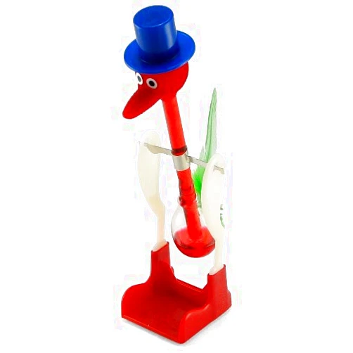 PowerTRC AZ Trading & Import WG364 Glass Drinking Bird, Multicolor