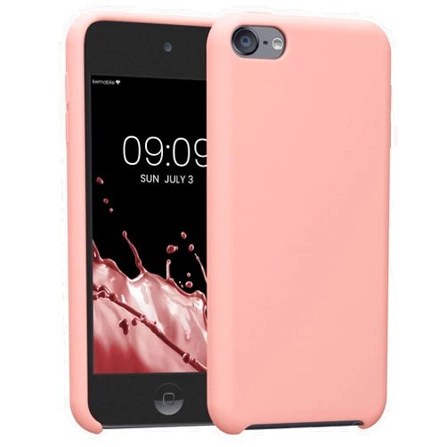 kwmobile TPU Silicone Case Compatible with Apple iPod Touch 6G / 7G (6th and 7th Generation) - Case Soft Flexible Protective Cover - Rose Gold Matte