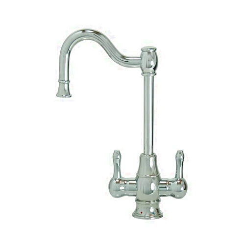 Mountain Plumbing MT1871-NL/MB - Hot & Cold Water Faucet with Traditional Double Curved Body & Curved Handles