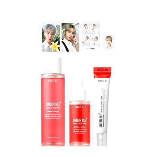NACIFIC ATEEZ YUNHO Pick Origin Red Set, Member Photo 4pcs