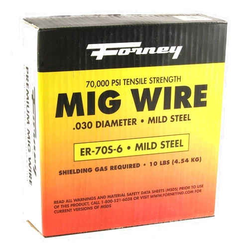 Forney 42286 Mig Wire, Mild Steel ER70S-6.030-Diameter, 10-Pound Spool