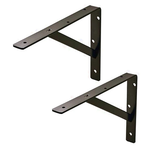 Häfele L-Brackets 208 Series - Heavy Duty - Pack of 2 - Up to 1,200 lbs./Pair Weight Capacity (12