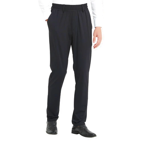 LETAOTAO Mens Elastic Waist Pants for Seniors High Stretch Expandable Waist Pants for Elderly with Magnet Button