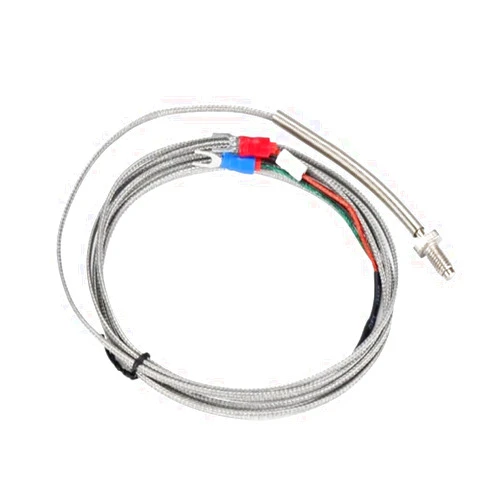 GDBGJPKM CG WRNT-02 M6 Screw K J Type with 6m 8m 10m 15M Wire Cable Thermocouple Temperature Sensor for Industrial Temperature Controller(Color:M6 K Type 8m)