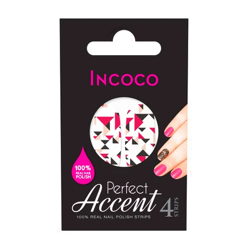 Incoco Nail Polish Strips, Shape Up Accent Nails