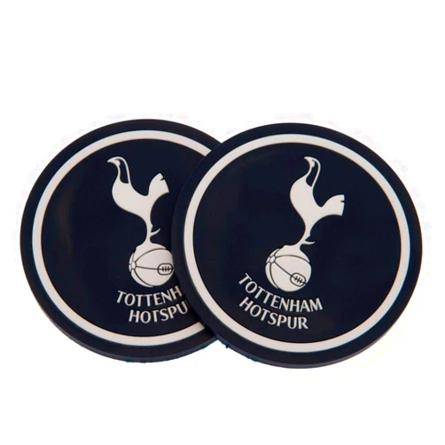 Tottenham Hotspur FC Coaster Set (Pack Of 2) (One Size) (Blue)