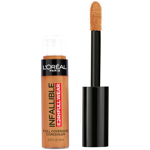 L'Oreal Paris Makeup Infallible Full Wear Waterproof Matte Concealer, Full Coverage, Honey, 0.33 fl. oz.