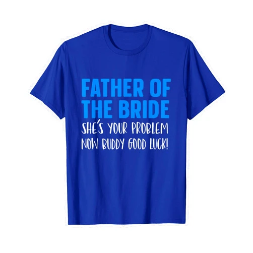 Wedding Party Gift Apparel Co. Father of The Bride Bridal Party Wedding Rehearsal Gift T-Shirt