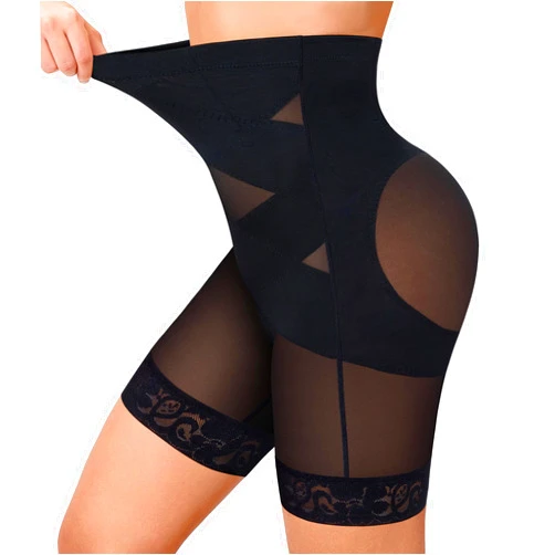 Nebility Tummy Control Shapewear Shorts High Waisted Body Shaper Butt Lifting Panties Thigh Slimmer Girdle