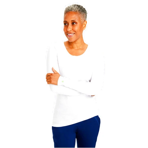 Healing Hands Women's Underscrub Soft Knit Melissa Longsleeve Scrub Tee with Breathable & Easy Care Fabric 5047