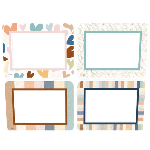 Teacher Created Resources Everyone is Welcome Name Tags/Labels - Multi-Pack (TCR7138) 3.5 * 2.5 inches