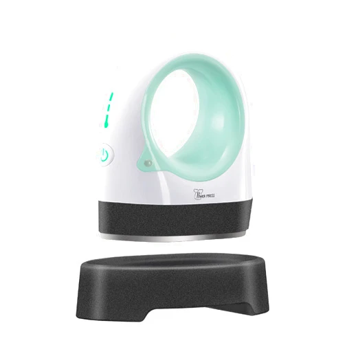 PowerPress Mini Heat Press Machine, Portable Heat Press Easy for T-Shirts, Shoes, Hats, Small Iron-on Vinyl Projects (Mint Green)