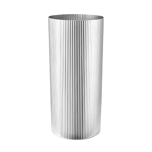 Georg Jensen Bernadotte Large Stainless Steel Vase