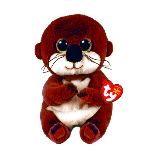 Ty Beanie Bellie Mitch a Brown Otter - 6