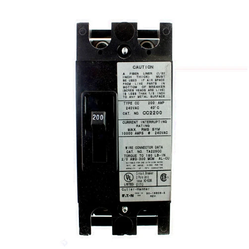 CUTLER HAMMER Cutler-Hammer Circuit Breaker Main CC 2P200A CCV2200