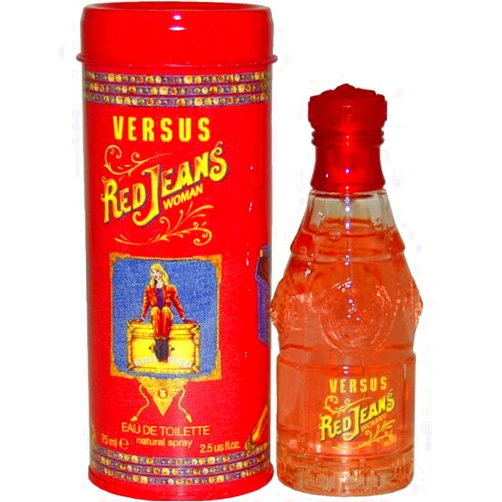 Versace Versus Jeans Eau De Toilette Spray for Women, Red, 2.5 Fl Oz (Pack of 1)