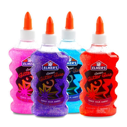 Elmer's 2022912 Liquid Glitter Glue, Washable, Gold, 6 Ounces, 4 Count