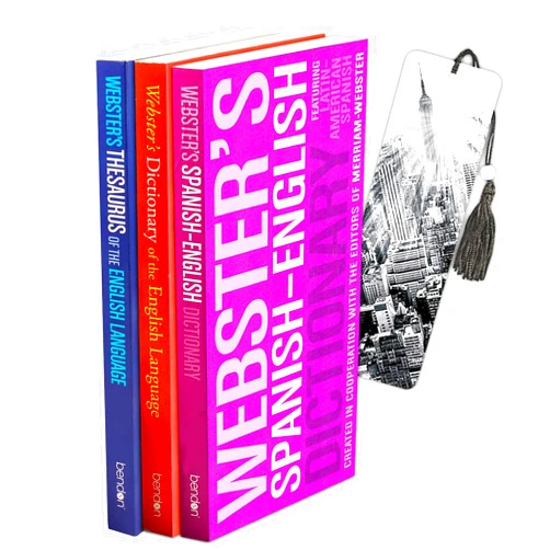 By English Spanish Dictionary (Author), Reference Books for Kids (Author), Thesaurus and Dictionary Set (Foreword) & 0 more Websters English Spanish Dictionary Set for Students, Kids, Adults ~ Complete 2022 Reference Book Bundle with Mini Thesaurus, Dictionary, and English-Latin Spanish Dictionary
