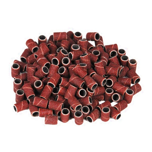 INNOLIFE 300pcs Grit 180# Nail File Sanding Bands Replacement for 3/32