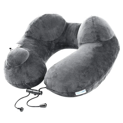 travel inspira Inflatable Travel Pillow Inflatable Neck Airplane Support Portable Washable Sleeping Accessories Comfortable Drawstring Adjustable